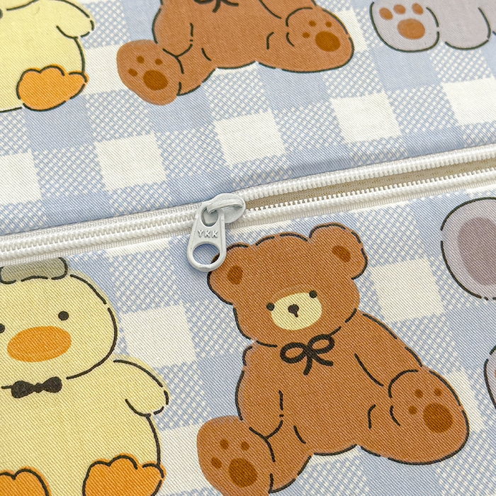 91家纺网 家纺一手货源 找家纺 良佐生活 2025新款高支高密全棉乳胶枕套 福宝乐园