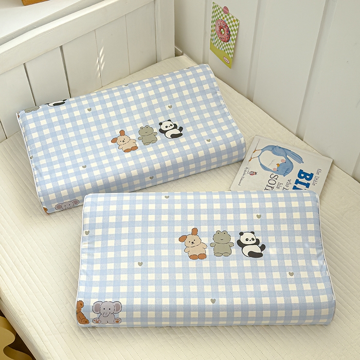 91家纺网 家纺一手货源 找家纺 良佐生活 2025新款高支高密全棉乳胶枕套 福宝乐园