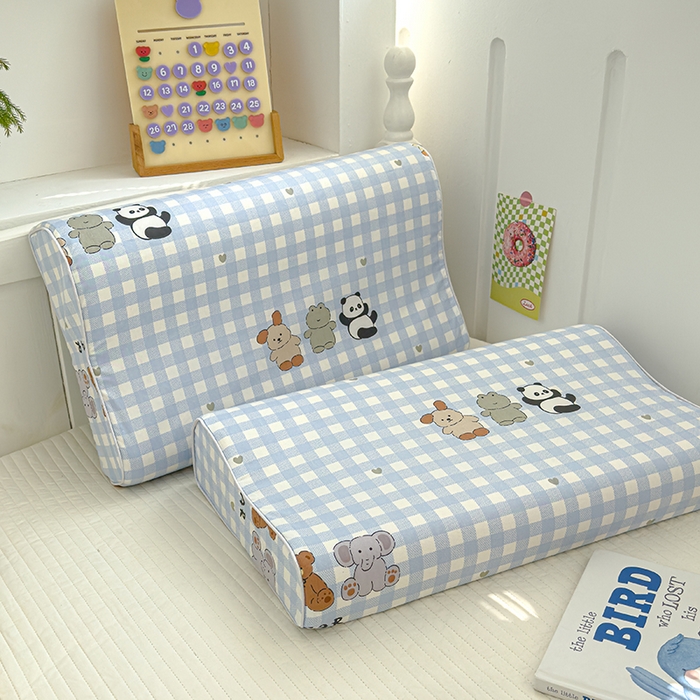 91家纺网 家纺一手货源 找家纺 良佐生活 2025新款高支高密全棉乳胶枕套 福宝乐园