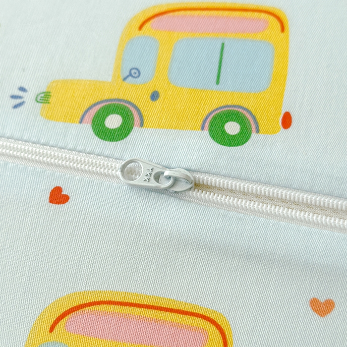 91家纺网 家纺一手货源 找家纺 良佐生活 2025新款高支高密全棉乳胶枕套 嘟嘟汽车