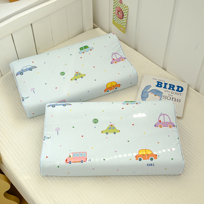 91家纺网 家纺一手货源 找家纺 良佐生活 2025新款高支高密全棉乳胶枕套 嘟嘟汽车