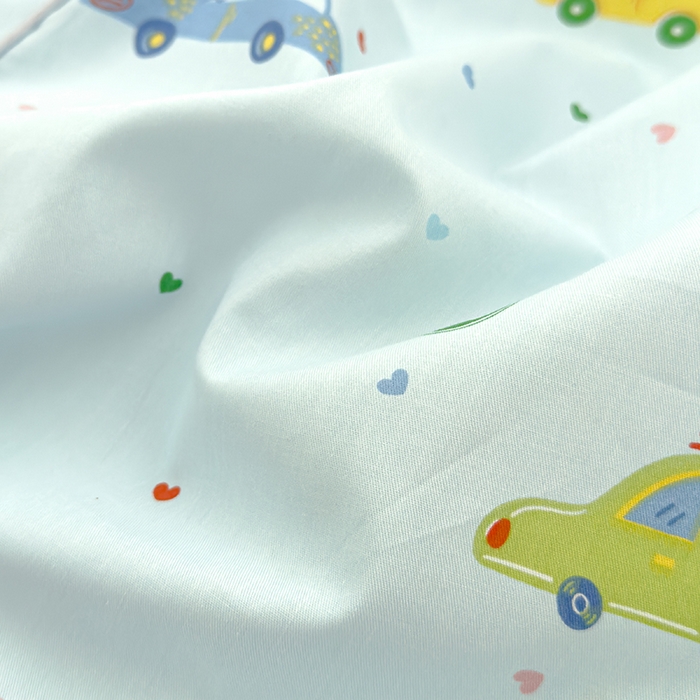 91家纺网 家纺一手货源 找家纺 良佐生活 2025新款高支高密全棉乳胶枕套 嘟嘟汽车