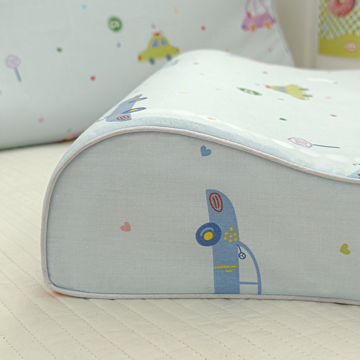 91家纺网 家纺一手货源 找家纺 良佐生活 2025新款高支高密全棉乳胶枕套 嘟嘟汽车