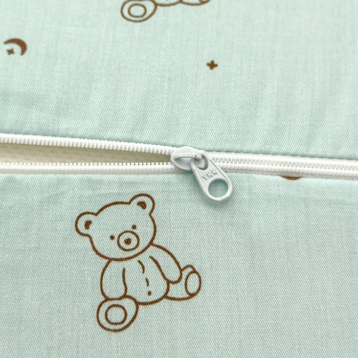 91家纺网 家纺一手货源 找家纺 良佐生活 2025新款高支高密全棉乳胶枕套 兰小熊