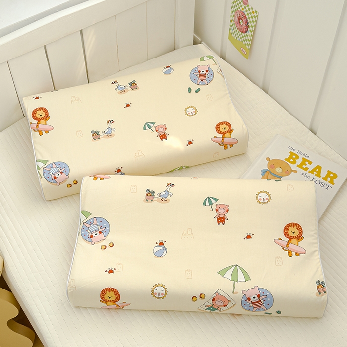 91家纺网 家纺一手货源 找家纺 良佐生活 2025新款高支高密全棉乳胶枕套 欢乐园