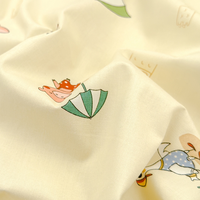 91家纺网 家纺一手货源 找家纺 良佐生活 2025新款高支高密全棉乳胶枕套 欢乐园