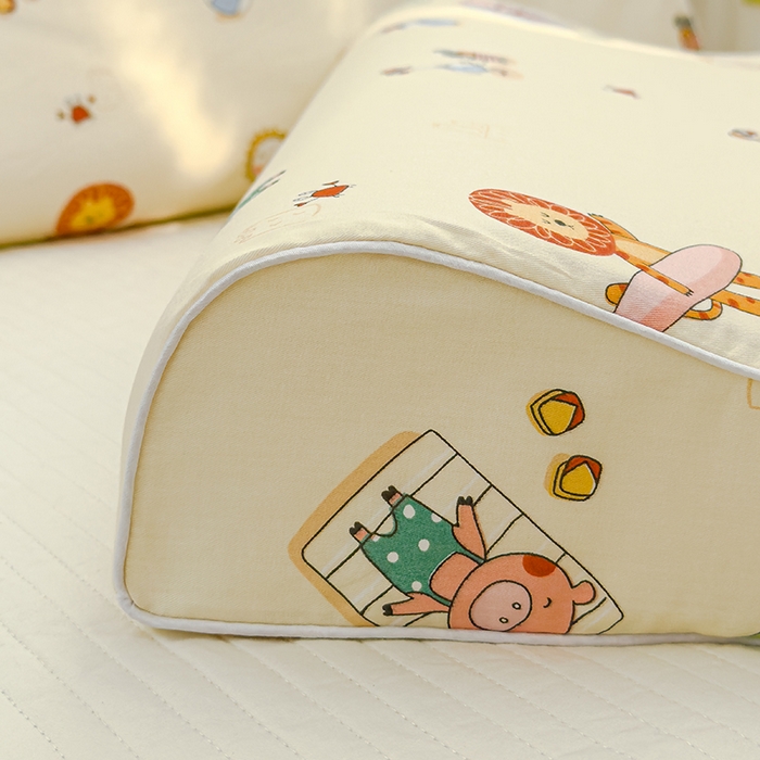 91家纺网 家纺一手货源 找家纺 良佐生活 2025新款高支高密全棉乳胶枕套 欢乐园