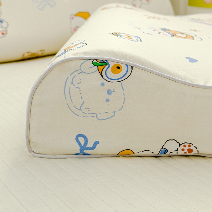 91家纺网 家纺一手货源 找家纺 良佐生活 2025新款高支高密全棉乳胶枕套 皮小鲁