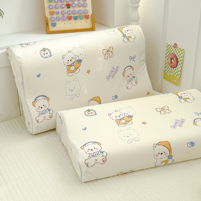 91家纺网 家纺一手货源 找家纺 良佐生活 2025新款高支高密全棉乳胶枕套 皮小鲁