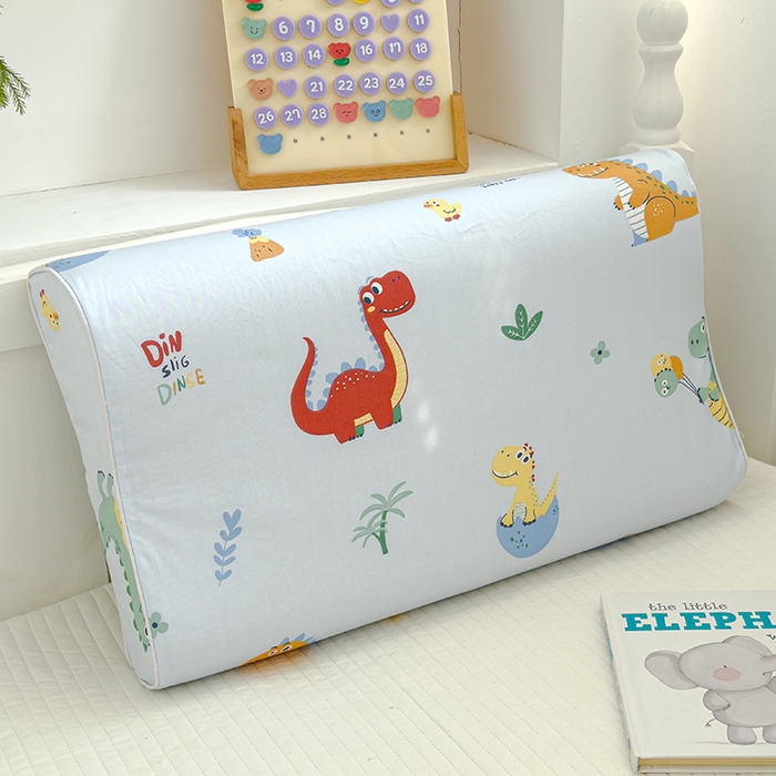 良佐生活 2025新款高支高密全棉乳胶枕套 酷卡乐园