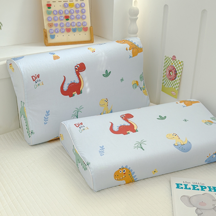 91家纺网 家纺一手货源 找家纺 良佐生活 2025新款高支高密全棉乳胶枕套 酷卡乐园