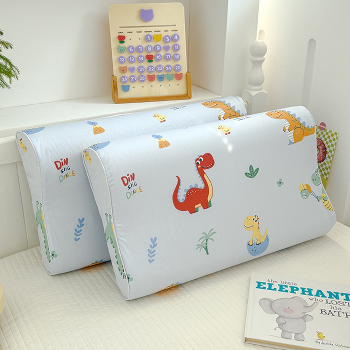 91家纺网 家纺一手货源 找家纺 良佐生活 2025新款高支高密全棉乳胶枕套 酷卡乐园