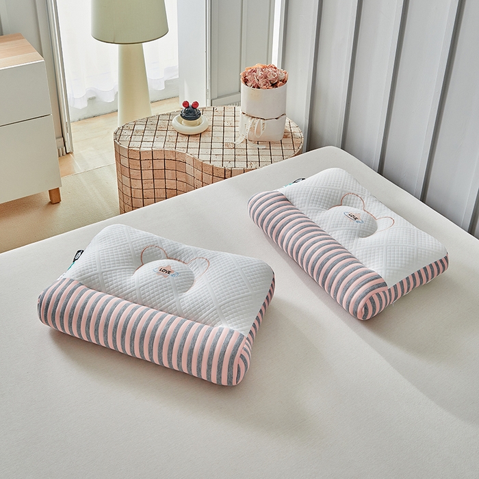 91家纺网 家纺一手货源 找家纺 （总）梵希良品家纺 2025新款小熊情侣护颈枕枕头枕芯护颈椎助睡眠牵引枕