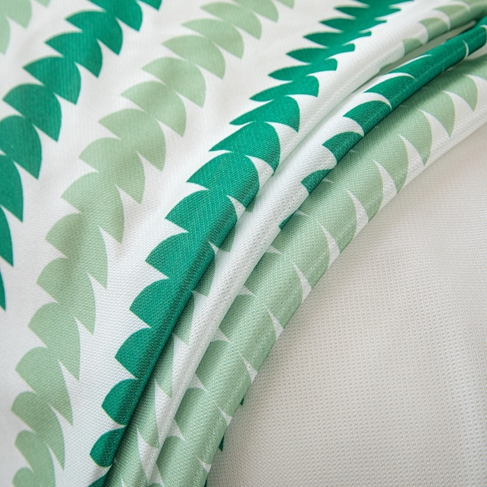 91家纺网 家纺一手货源 找家纺 沐沐家纺 2026新款冰丝印花茂林修竹拱门沙发巾 冰丝茂林修竹沙发巾-绿色