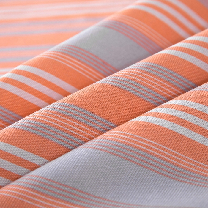 91家纺网 家纺一手货源 找家纺 帛洵家纺 2025新款A类原棉细纱印花老粗布床单 灰玉条纹