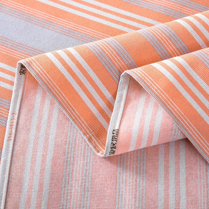 91家纺网 家纺一手货源 找家纺 帛洵家纺 2025新款A类原棉细纱印花老粗布床单 灰玉条纹