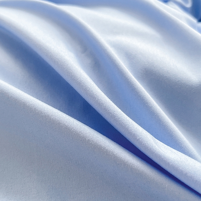 91家纺网 家纺一手货源 找家纺 啊雅家居 2025新款学生宿舍双拼磨毛被套床单床笠单品三件套四件套 天空兰加浅灰