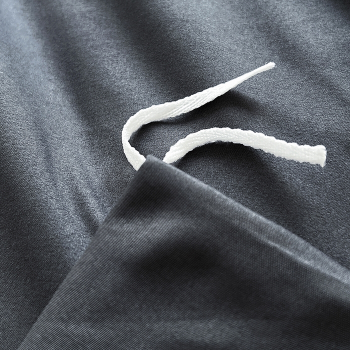 91家纺网 家纺一手货源 找家纺 啊雅家居 2025新款学生宿舍双拼磨毛被套床单床笠单品三件套四件套 深灰