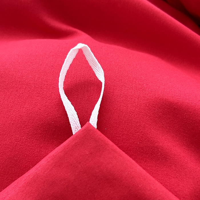 91家纺网 家纺一手货源 找家纺 啊雅家居 2025新款学生宿舍双拼磨毛被套床单床笠单品三件套四件套 红色