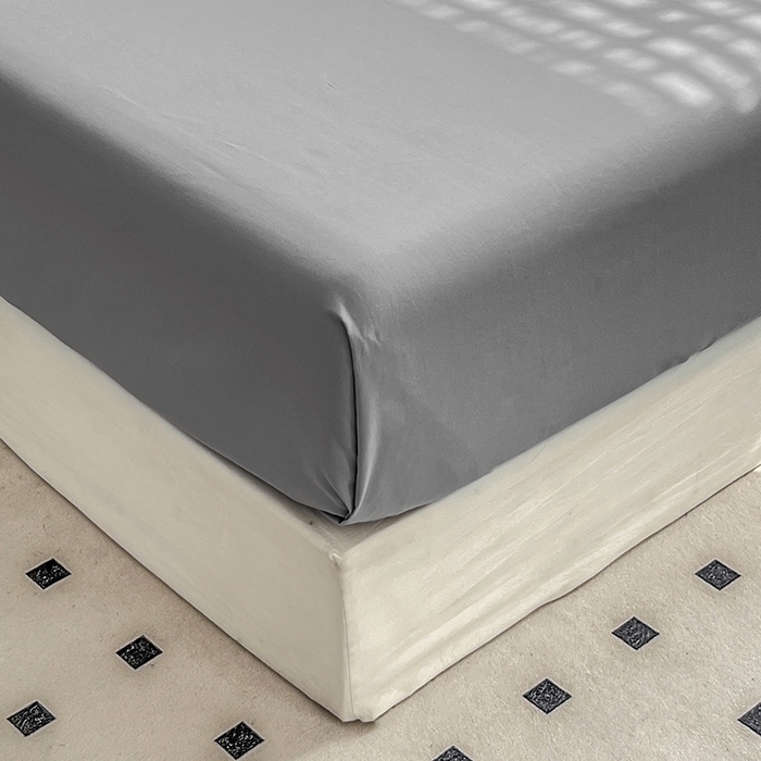 91家纺网 家纺一手货源 找家纺 啊雅家居 2025新款学生宿舍双拼磨毛被套床单床笠单品三件套四件套 浅灰