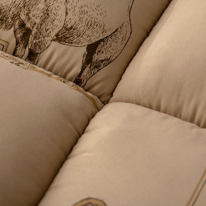 91家纺网 家纺一手货源 找家纺 瑶瑶家居2025年新款加厚羽丝绒大豆床垫（不零售，其他规格一包起定）