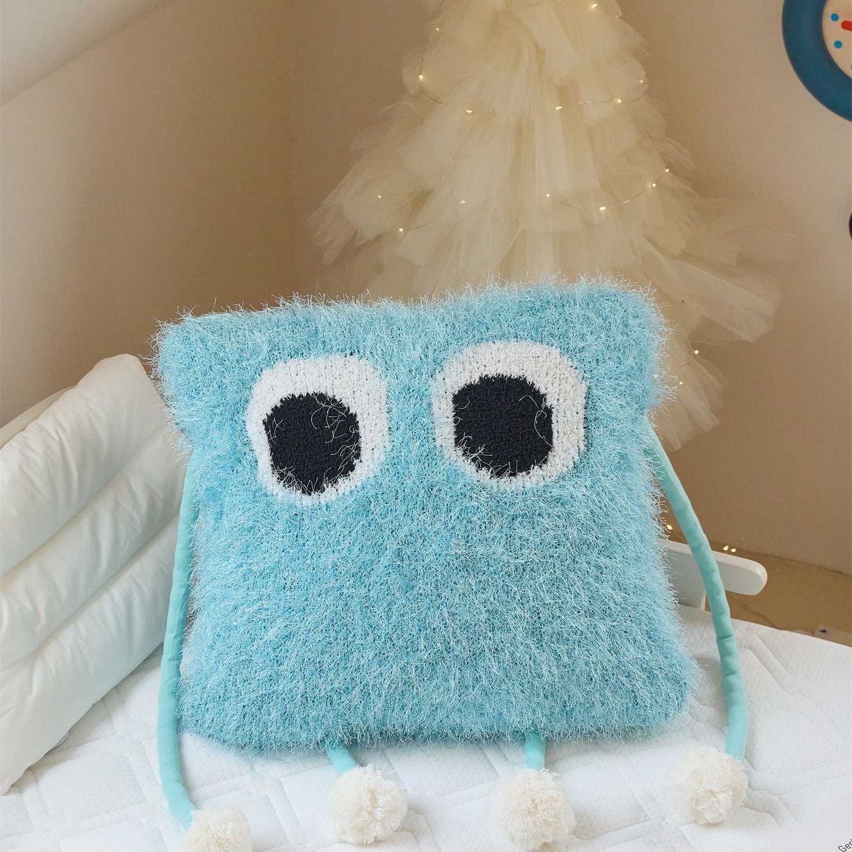 91家纺网 家纺一手货源 找家纺 （总）暖绵绵家纺 2025新款枕头枕芯-蓝焰 45*45cm【最低零售价：98元】