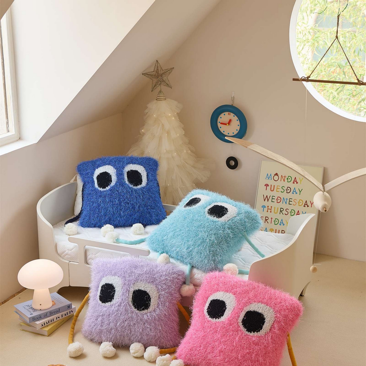 暖绵绵家纺 2025新款枕头枕芯-蓝焰 45*45cm【最低零售价：98元】 蓝焰-组合图