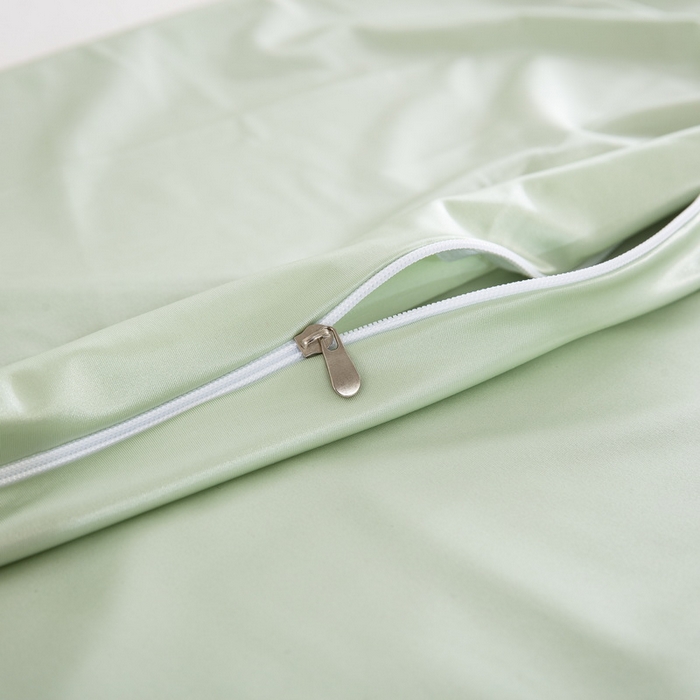 91家纺网 家纺一手货源 找家纺 大黄蜂家居家纺 2025新款A类冰绸丝面包枕套