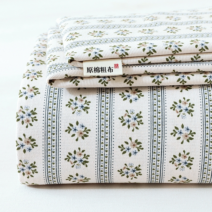 91家纺网 家纺一手货源 找家纺 （总）爱彼家纺 2025夏季古艺原棉老粗布床单三件套凉席-系列五