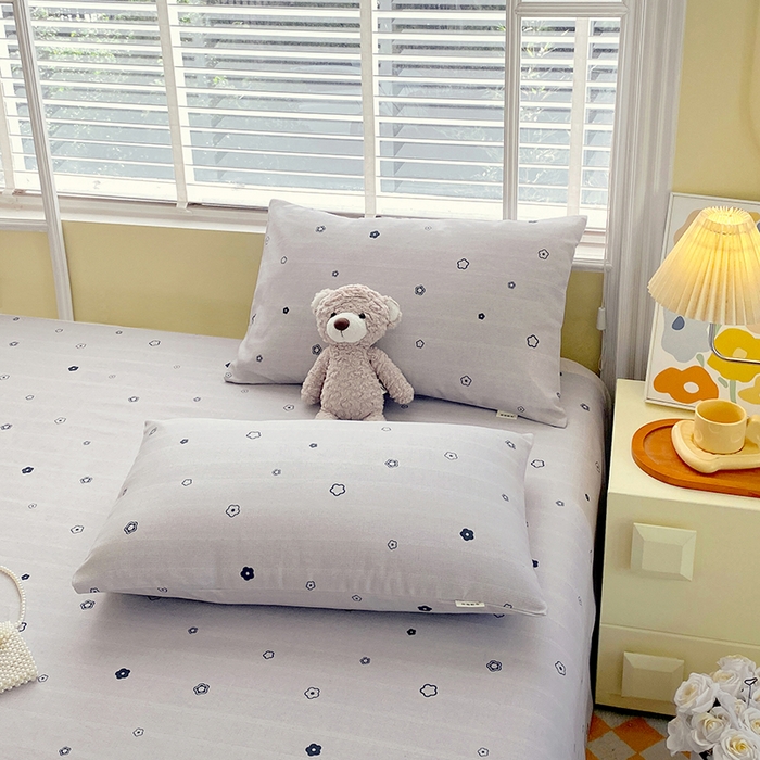 91家纺网 家纺一手货源 找家纺 爱彼家纺 2025夏季古艺原棉老粗布床单三件套凉席-系列五 安妮