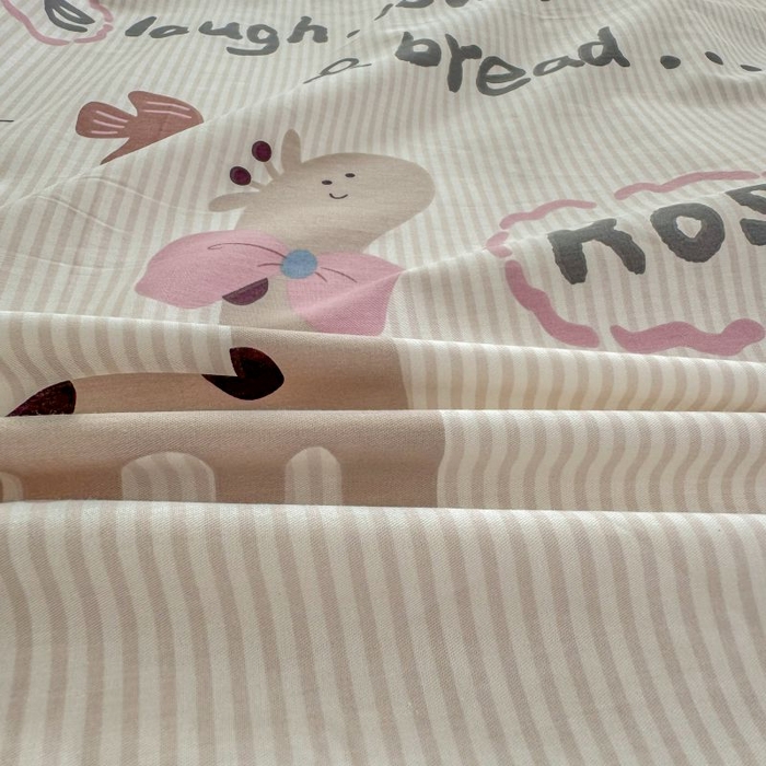 91家纺网 家纺一手货源 找家纺 柠馨 2025新款亲肤舒适全棉印花床单床笠 梦幻小鹿-床笠