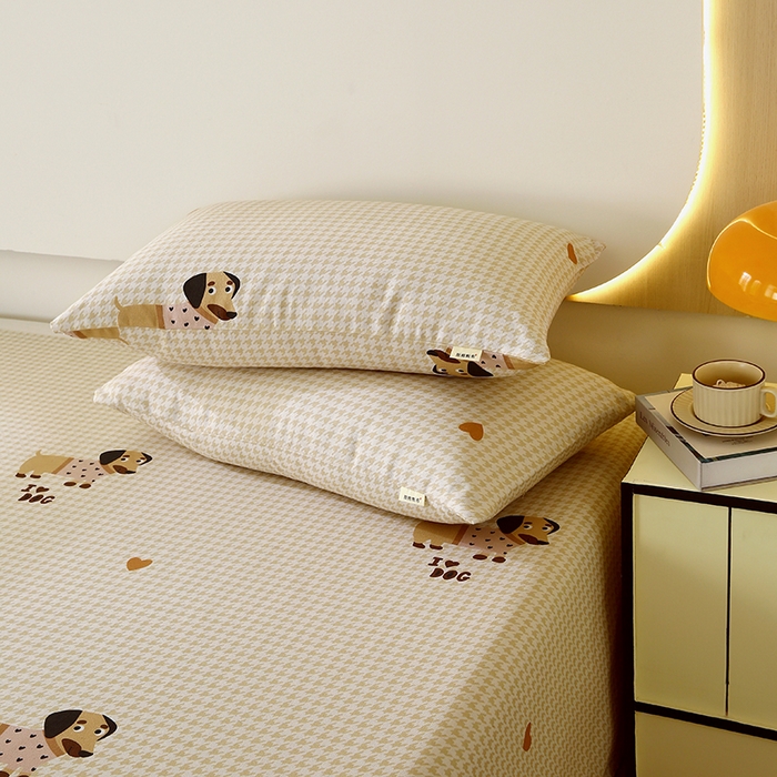 91家纺网 家纺一手货源 找家纺 爱彼家纺 2025夏季古艺原棉老粗布床单三件套凉席-系列五 土耳其