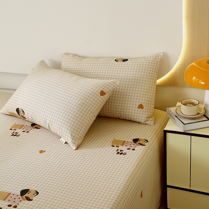 91家纺网 家纺一手货源 找家纺 爱彼家纺 2025夏季古艺原棉老粗布床单三件套凉席-系列五 土耳其