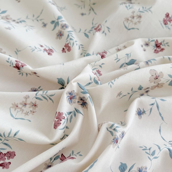 91家纺网 家纺一手货源 找家纺 柠馨 2025新款亲肤舒适全棉印花床单床笠 沐风-床笠