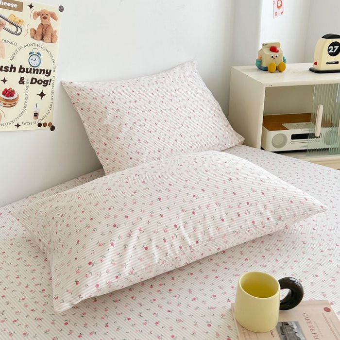 91家纺网 家纺一手货源 找家纺 柠馨 2025新款亲肤舒适全棉印花床单床笠 绮幻-床笠