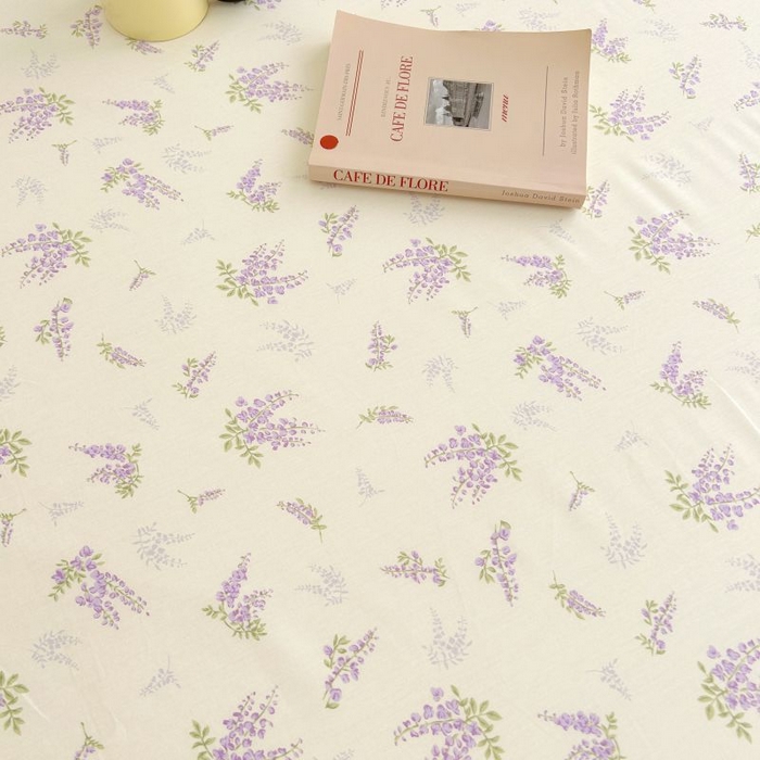 91家纺网 家纺一手货源 找家纺 柠馨 2025新款亲肤舒适全棉印花床单床笠 浅薇-床笠