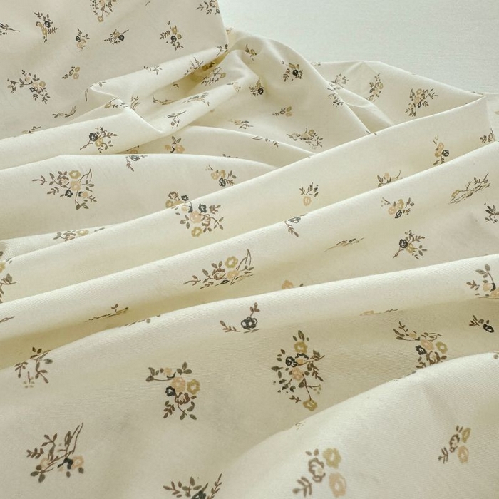 91家纺网 家纺一手货源 找家纺 柠馨 2025新款亲肤舒适全棉印花床单床笠 倾心-床笠