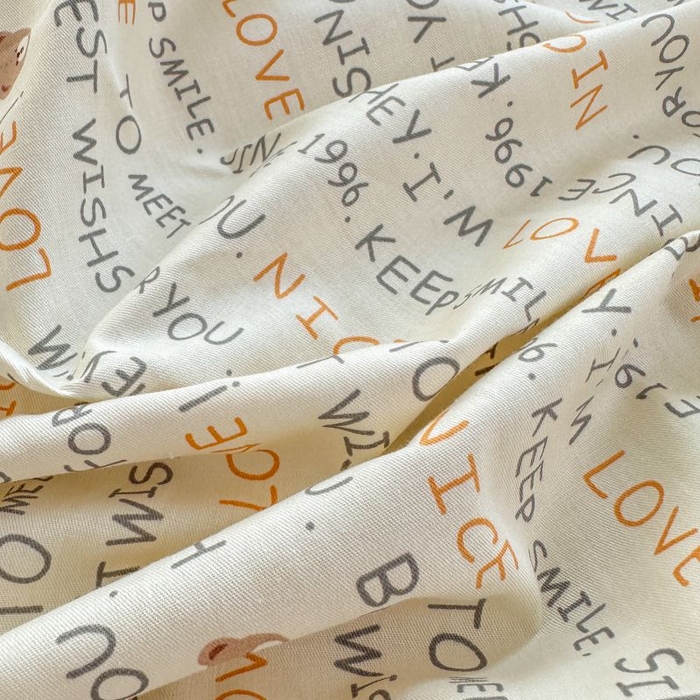 91家纺网 家纺一手货源 找家纺 柠馨 2025新款亲肤舒适全棉印花床单床笠 薇薇熊-床笠