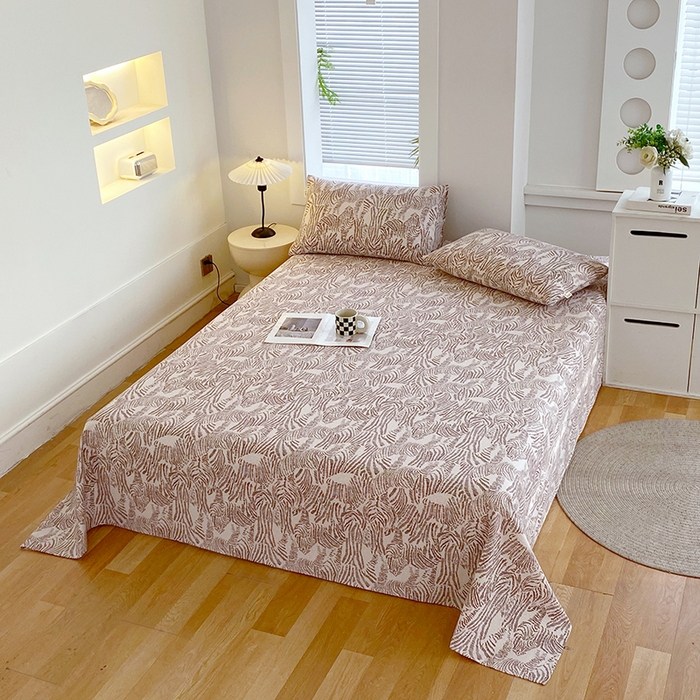 91家纺网 家纺一手货源 找家纺 （总）爱彼家纺 2025夏季新款华夫格全棉纯棉老粗床单凉席席子-系列五