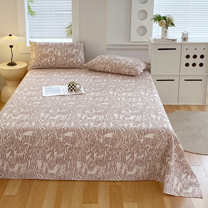 91家纺网 家纺一手货源 找家纺 爱彼家纺 2025夏季新款华夫格全棉纯棉老粗床单凉席席子-系列五 华夫格-斑马