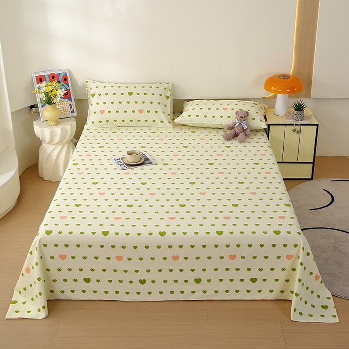 91家纺网 家纺一手货源 找家纺 爱彼家纺 2025夏季新款华夫格全棉纯棉老粗床单凉席席子-系列五 华夫格-北野爱心