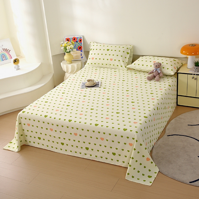 91家纺网 家纺一手货源 找家纺 爱彼家纺 2025夏季新款华夫格全棉纯棉老粗床单凉席席子-系列五 华夫格-北野爱心