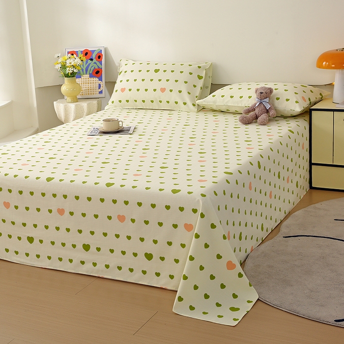 91家纺网 家纺一手货源 找家纺 爱彼家纺 2025夏季新款华夫格全棉纯棉老粗床单凉席席子-系列五 华夫格-北野爱心