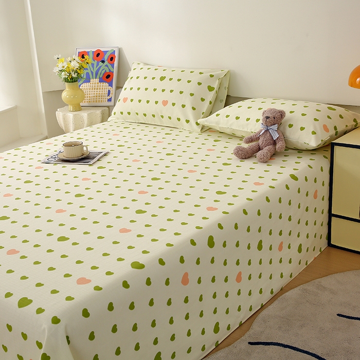 91家纺网 家纺一手货源 找家纺 爱彼家纺 2025夏季新款华夫格全棉纯棉老粗床单凉席席子-系列五 华夫格-北野爱心