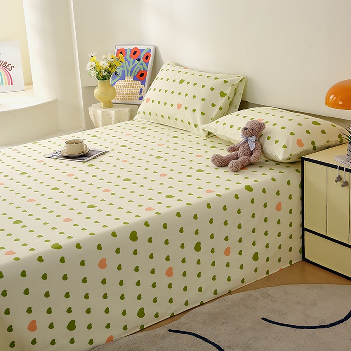 91家纺网 家纺一手货源 找家纺 爱彼家纺 2025夏季新款华夫格全棉纯棉老粗床单凉席席子-系列五 华夫格-北野爱心