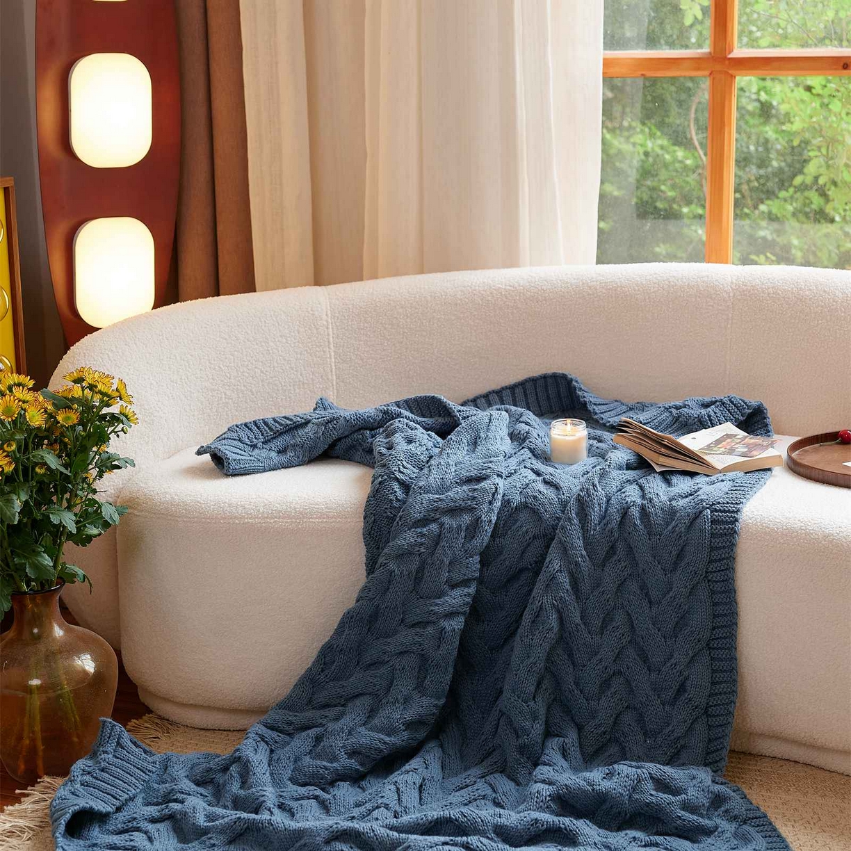 暖绵绵家纺 2025新款腈纶枕头枕芯-佩诗亚【最低零售价：168元】 佩诗亚-蓝灰色