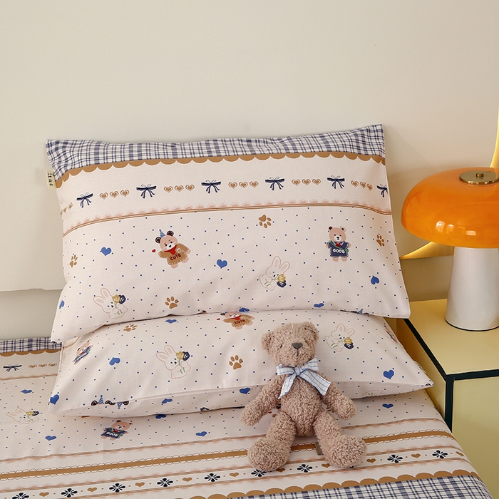 91家纺网 家纺一手货源 找家纺 爱彼家纺 2025夏季新款华夫格全棉纯棉老粗床单凉席席子-系列五 华夫格-童话世界