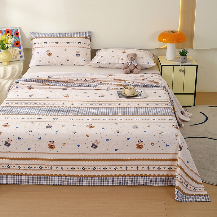 91家纺网 家纺一手货源 找家纺 爱彼家纺 2025夏季新款华夫格全棉纯棉老粗床单凉席席子-系列五 华夫格-童话世界