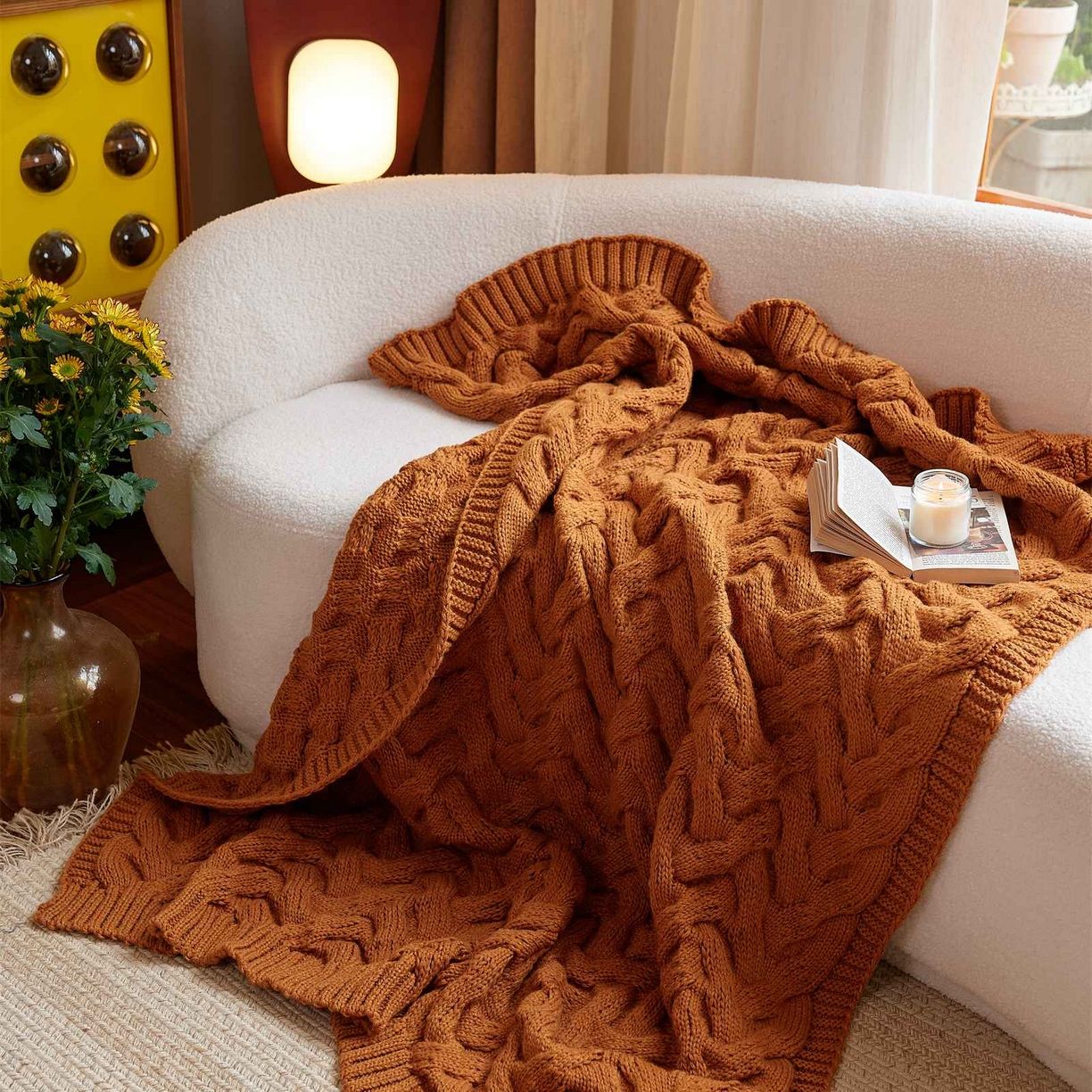 91家纺网 家纺一手货源 找家纺 暖绵绵家纺 2025新款腈纶枕头枕芯-佩诗亚【最低零售价：168元】 佩诗亚-落叶黄