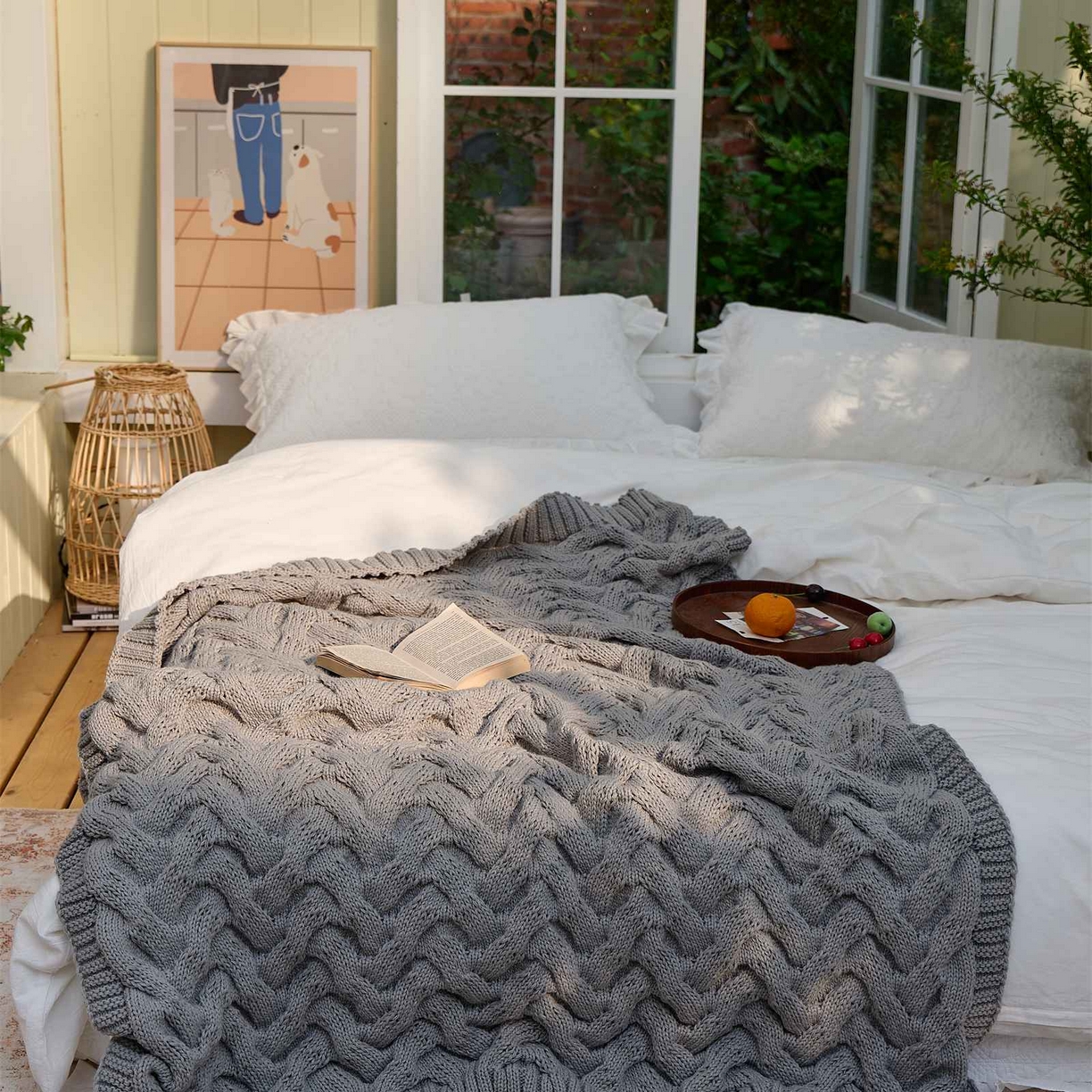 91家纺网 家纺一手货源 找家纺 暖绵绵家纺 2025新款腈纶枕头枕芯-佩诗亚【最低零售价：168元】 佩诗亚-浅灰